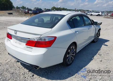 2015 Honda Accord Sport из США, поврежденный, VIN 1HGCR2F59FA166426